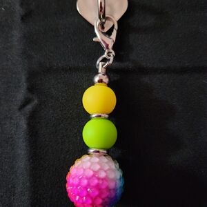 Colorful Beaded Tumbler Charm